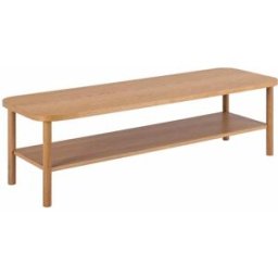 ebuy24 Mesa de centro banbury 1 estante decoración roble