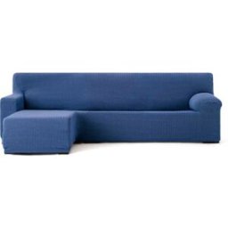 Eysa Funda de sofá chaise longue izquierda b/c azul 250 - 360 cm