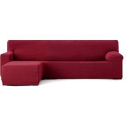 Eysa Funda de sofá chaise longue izquierda b/c burdeos 250 - 360 cm