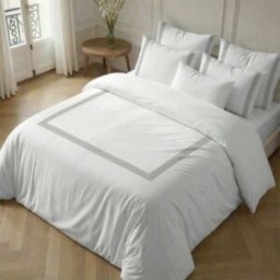 Terracota Funda nórdica 100% algodón 200 hilos plateado 260x240 cm - Cama 180