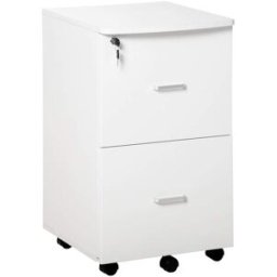 Vinsetto Cajonera de oficina 43x45x72 cm blanco