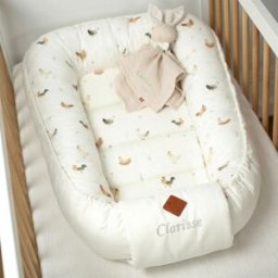 Sevira Kids Cocon bébé nid réducteur de lit en coton écru 0 9 mois