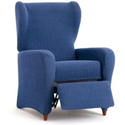 Eysa Funda de sillón relax bielástica azul 60 - 85 cm