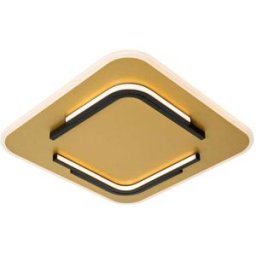Lucide Lámpara de techo de metal con 1 led integrado, oro mate / latón