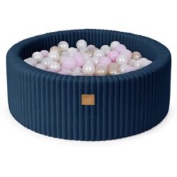 MeowBaby Piscina de bolas para bebé en pana 200 bolas