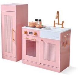Teamson Cocina infantil little chef chester, melocotón, 80cm