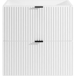 Unique Mueble de lavabo madera blanco
