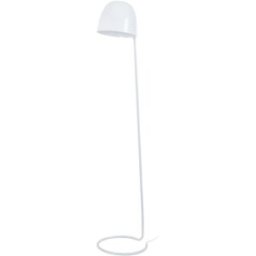 Tosel Lámpara para leer metal blanco pantalla blanco