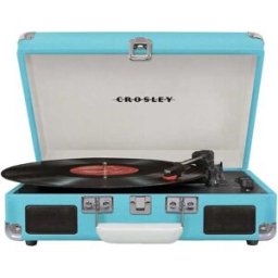 Crosley Tocadiscos portátil con bluetooth turquesa