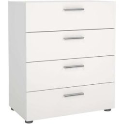 WellHome Cómoda segre en madera color blanco
