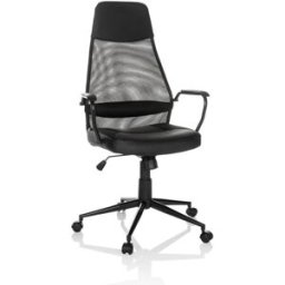 MyBuero Sillón de oficina home office tela / tejido de malla negro