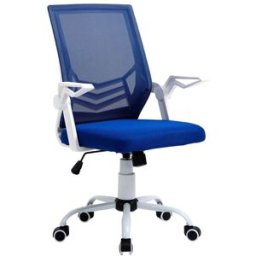 Vinsetto Silla de oficina 62.5x55x104 cm azul