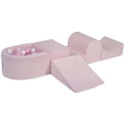 MeowBaby Parque infantil - bloques de escalada con piscina de bolas para niños