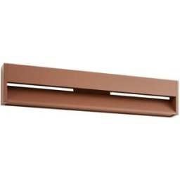 Lucande Lámpara de pared led exterior de aluminio marrón