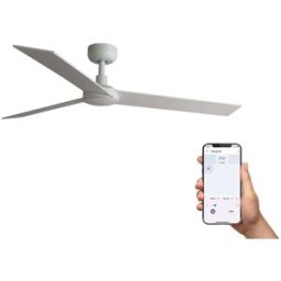 FARO BARCELONA Ventilador sin luz plywood fresno 132x132x23.2 cm
