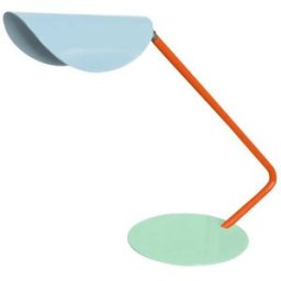 Tosel Lámpara de mesa metal multicolore pantalla azul