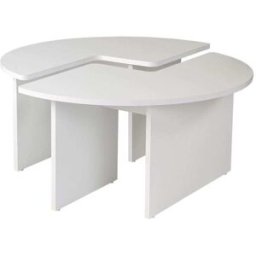 Habitat & Jardin Mesa de centro blanco 90 x 90 x 41 cm