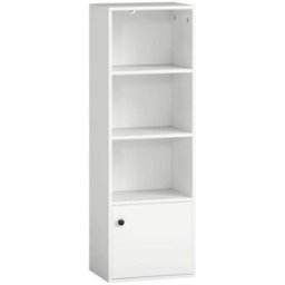 Homcom Estantería para libros 40x30x120 cm blanco
