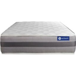 Actisom Colchón blanco con espuma viscoelástica 120 x 190