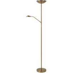 Lucide Lámpara de lectura de metal con 1 led integrado, oro mate / latón