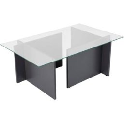 Habitat & Jardin Mesa de centro marrón 105 x 65 x 40 cm