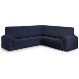Eysa Funda de sofá rinconera 3+1 elástica azul 450 cm
