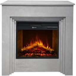 Chimenea eléctrica divina fire efecto hormigón l96xp35xh96 cm