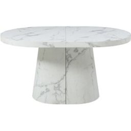 Unique Mesa de comedor madera blanco