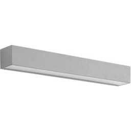 Lucande Lámpara de pared led exterior de aluminio gris