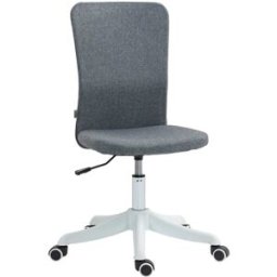 Homcom Silla de oficina 53x43x93 cm gris