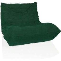 hjh LIVING Sillón de diseño tela verde