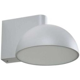 Lucande Lámpara de pared exterior de metal gris
