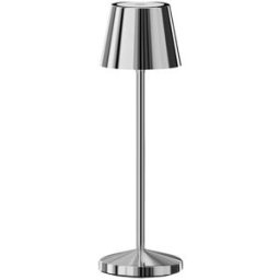 LUMISKY Lámpara de mesa inalámbrica plata h25cm