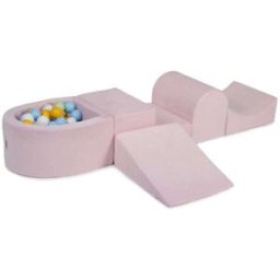 MeowBaby Parque infantil - bloques de escalada con piscina de bolas para niños