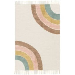 AFK Alfombra infantil de algodón multicolor 75 x 150 cm