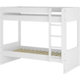 ID Kids Litera madera maciza blanco 80x200 cm