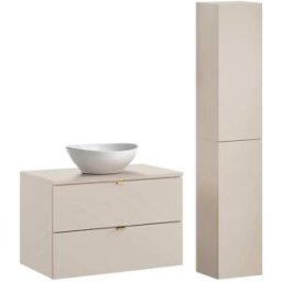 Petits meubles Conjunto de muebles con lavabo paneles de melamina y de mdf cachemira