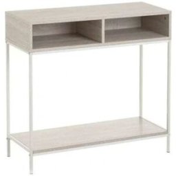 Unimasa Consola urban blanca de 80 cm