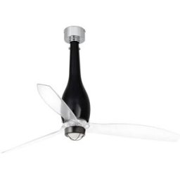 FARO BARCELONA Ventilador con luz pc transparente 128x128x67.4 cm