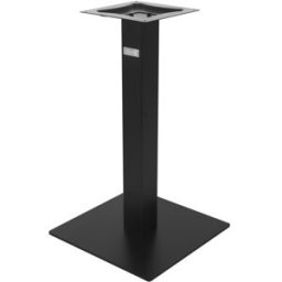 ML-Design Base de mesa 43x43x72 cm tipo columna soporte rectangular negro mate