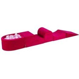 MeowBaby Parque infantil - bloques de escalada con piscina de bolas para niños