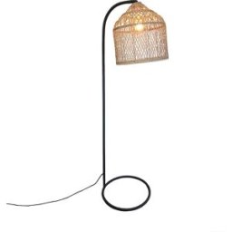 LUMISKY Lámpara de red beige h150cm