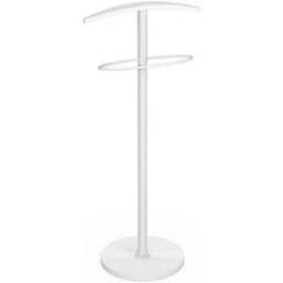 Herdasa Galán de noche de madera de haya y metal blanco 109x46x34 cm