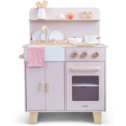 New Classic Toys Cocina de juguete rosa