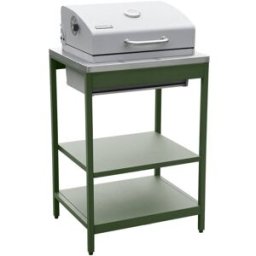 sweeek Barbacoa de carbón, 2 estantes, verde