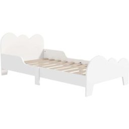 AIYAPLAY Cama infantil 143.5x74.5x56 cm blanco