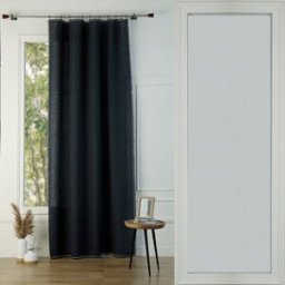 Febronie Cortina lino 140x260 carbón / arena