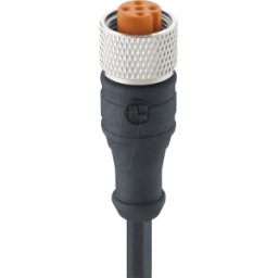 LUTRONIC LUT 1200 304 2 - Cable de sensor, M12, 4 polos, hembra > extremo abierto, 2 m