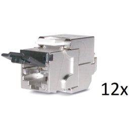 DAETWYLER DAT 418061-12 - Módulo RJ45 protegido Cat.6A, sin herramientas, paquete d