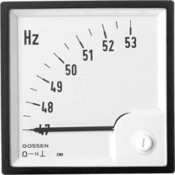 GILGEN, MÜLLER & WEIGERT FQB 72-HZ - Herramienta de medición de bobina giratoria 47-53 Hz, 72x